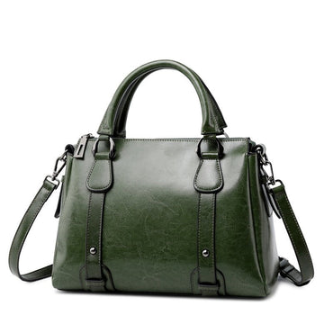 Fashionable Cowhide Leather Shoulder Handbags for Women - AGB LuxeDrop