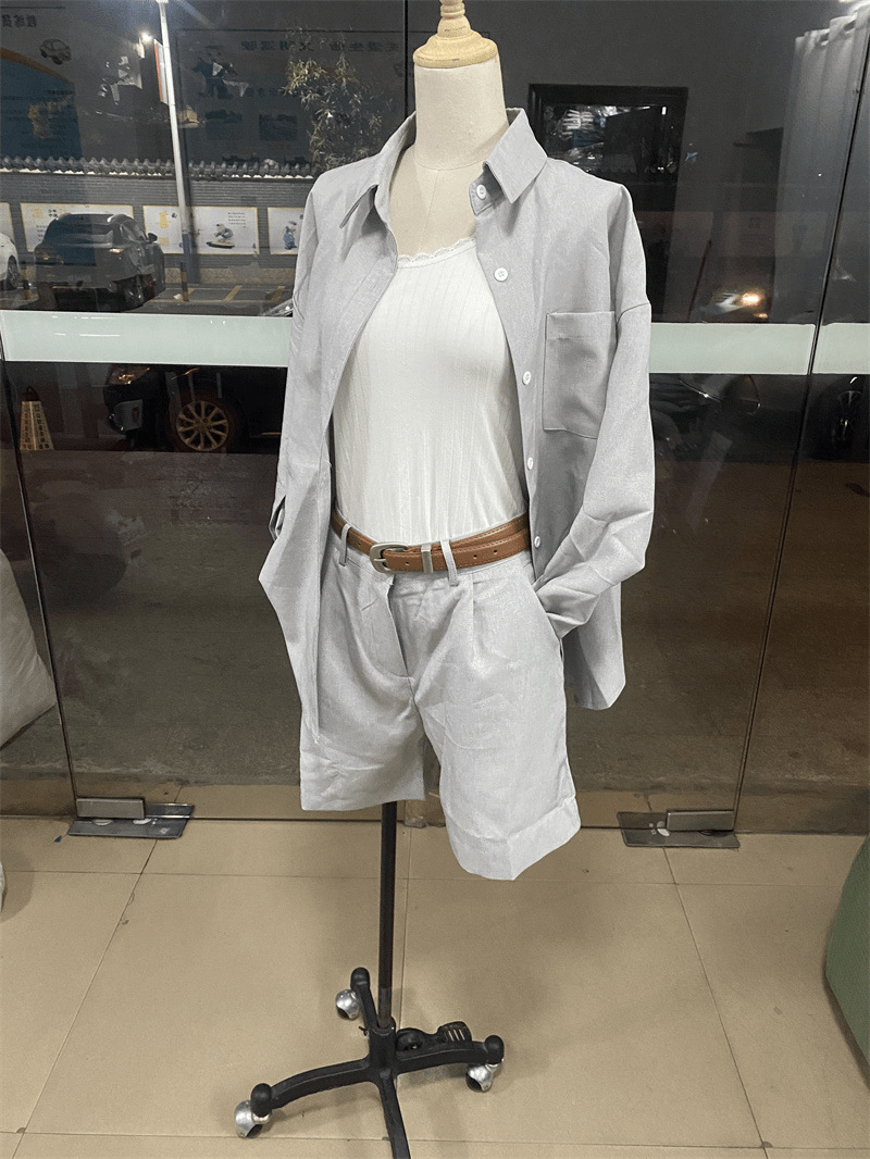 Solid Color Casual Women's Suit - AGB LuxeDrop