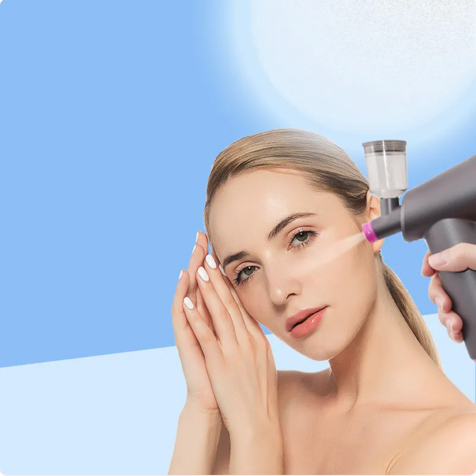 Portable Nano Oxygen Spray Set for Skin Hydration