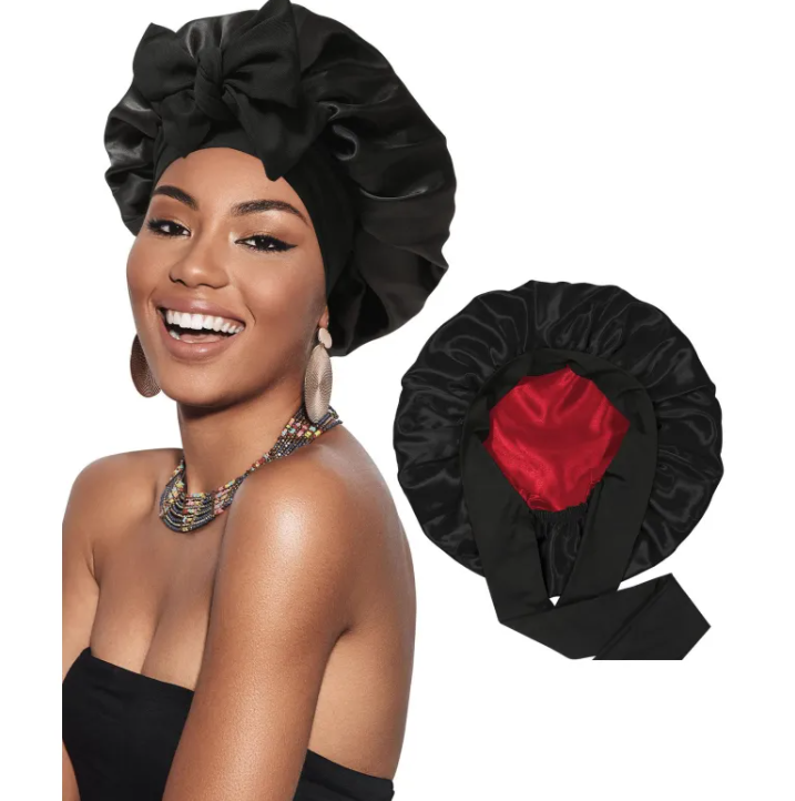 Artificial Silk Satin Hair Wrap Hat
