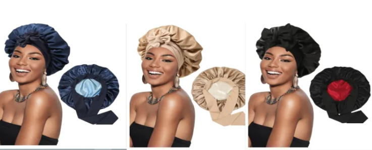Artificial Silk Satin Hair Wrap Hat
