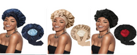 Artificial Silk Satin Hair Wrap Hat
