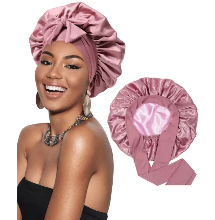 Artificial Silk Satin Hair Wrap Hat