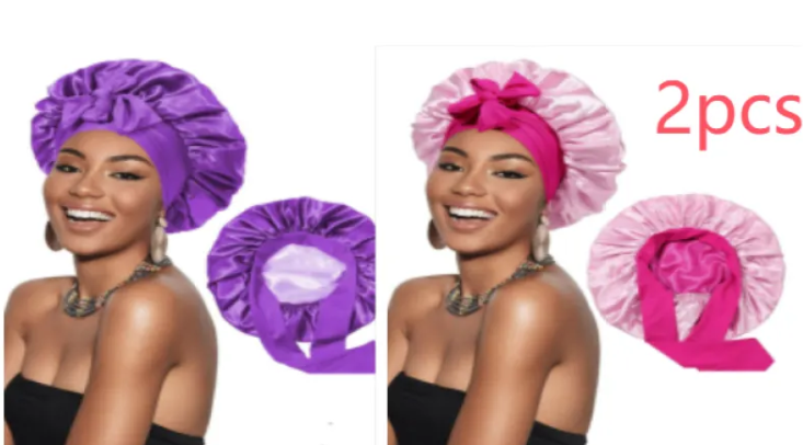 Artificial Silk Satin Hair Wrap Hat