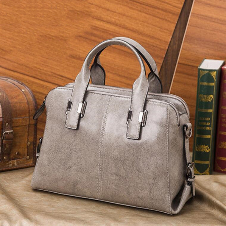 Simple Leather Crossbody Bag for Women
