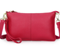 Genuine Leather Candy Color Day Clutches & Crossbody Bags