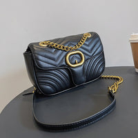 2022 Vintage Leather Messenger Bag for Women - AGB LuxeDrop