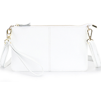 Genuine Leather Candy Color Day Clutches & Crossbody Bags