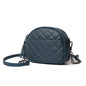 Genuine Leather Oval Shoulder Bag for Women