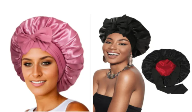 Artificial Silk Satin Hair Wrap Hat