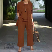3-Piece Women's Suit Set - AGB LuxeDrop