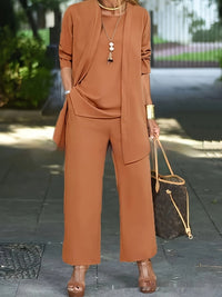 3-Piece Women's Suit Set - AGB LuxeDrop