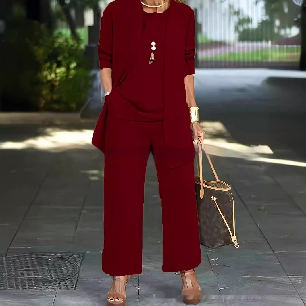 3-Piece Women's Suit Set - AGB LuxeDrop