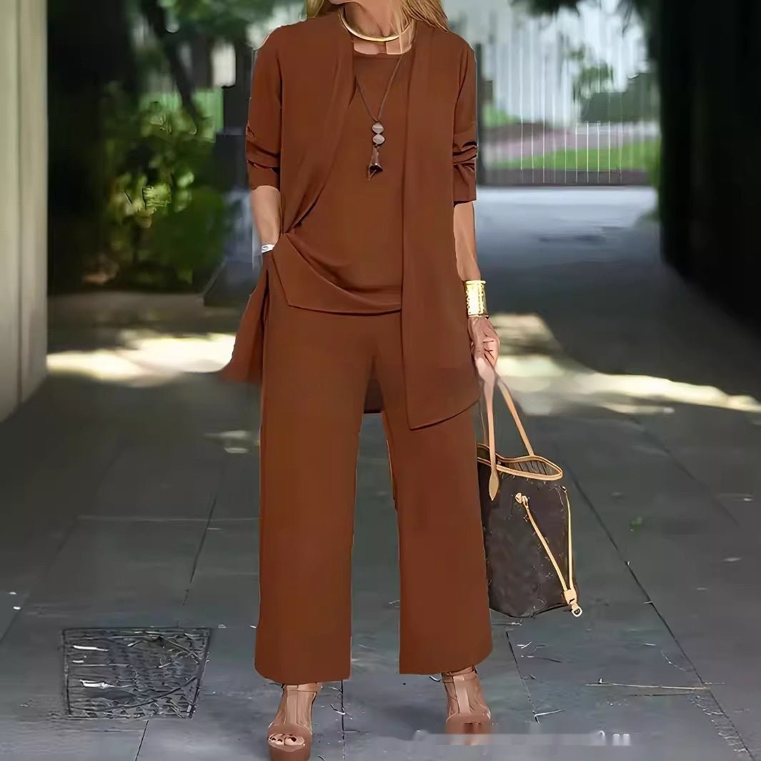 3-Piece Women's Suit Set - AGB LuxeDrop