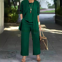 3-Piece Women's Suit Set - AGB LuxeDrop
