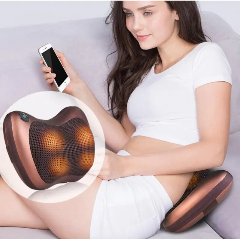 Neck Shoulder Back Body Spa Massage Pillow