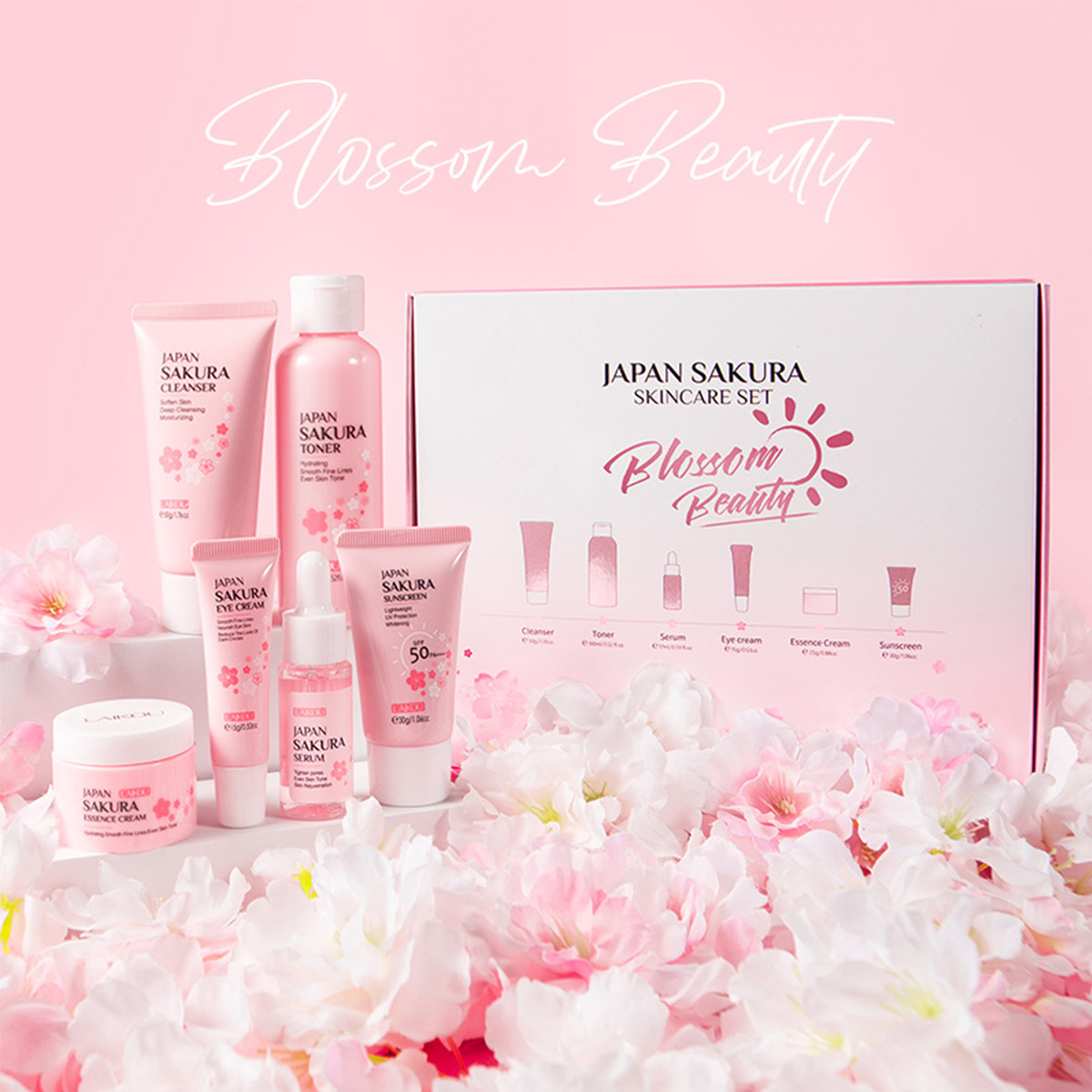 Sakura Skincare Gift Set