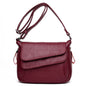 Retro Soft Leather Shoulder Bag for Women