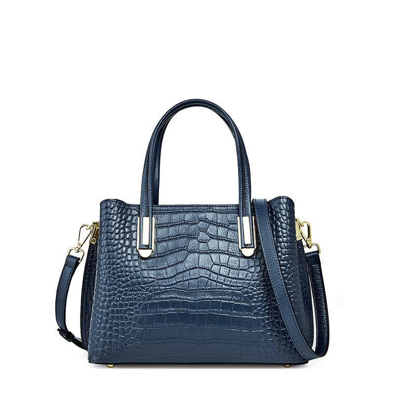 Airy Versatile Leather Shoulder Bag for Women