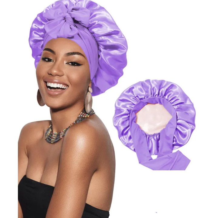 Artificial Silk Satin Hair Wrap Hat