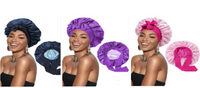 Artificial Silk Satin Hair Wrap Hat