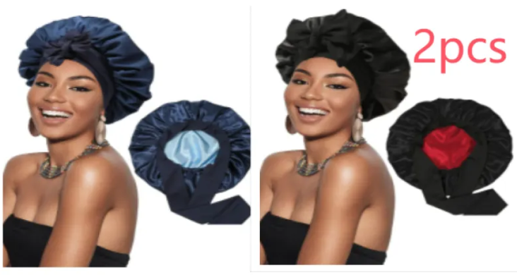Artificial Silk Satin Hair Wrap Hat