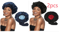 Artificial Silk Satin Hair Wrap Hat