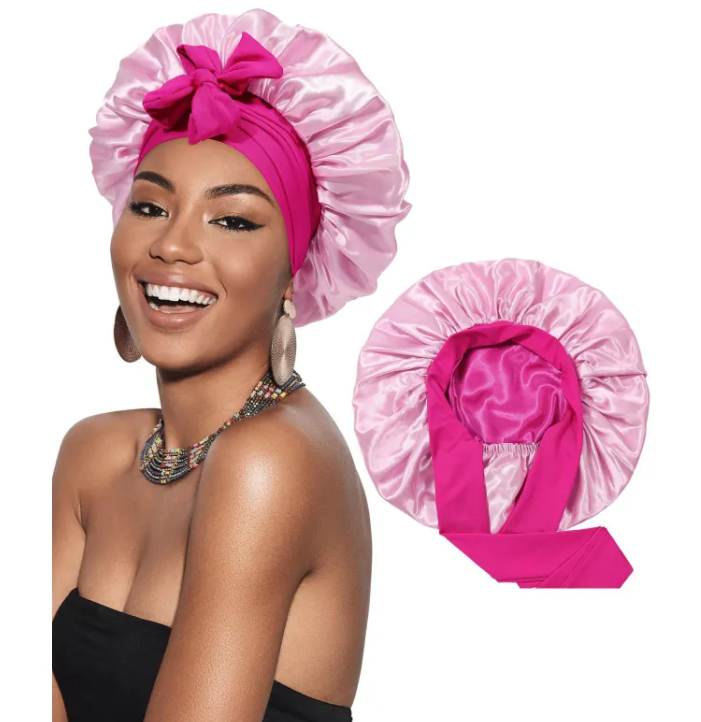Artificial Silk Satin Hair Wrap Hat