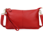 Genuine Leather Candy Color Day Clutches & Crossbody Bags