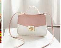 Retro Women's Handbags with Niche Contrast Design