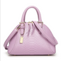 Crocodile Pattern Leather Shell Bag for Women