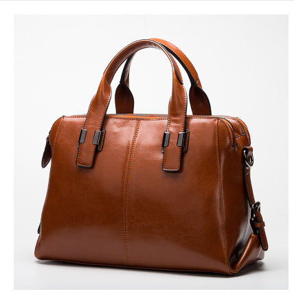 Simple Leather Crossbody Bag for Women