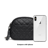 Genuine Leather Oval Shoulder Bag for Women