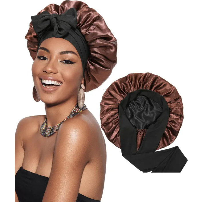 Artificial Silk Satin Hair Wrap Hat