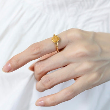 Alloy Geometric Flower Ring for Women Jewelry - AGB LuxeDrop