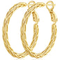Amoxos Gold Hoops 14K Gold Hoop Earrings for Women - AGB LuxeDrop