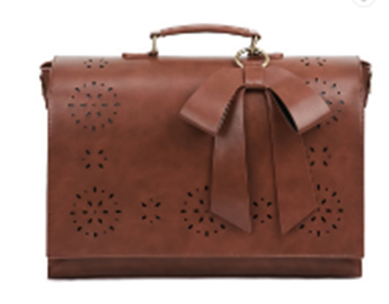 Hollow Oil Leather Bag for Women