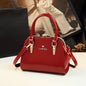 Genuine Leather Handbag for Middle-aged Women