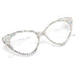 bullabulling Cat Eye Crystal Rhinestone Reading Glasses for Women - AGB LuxeDrop