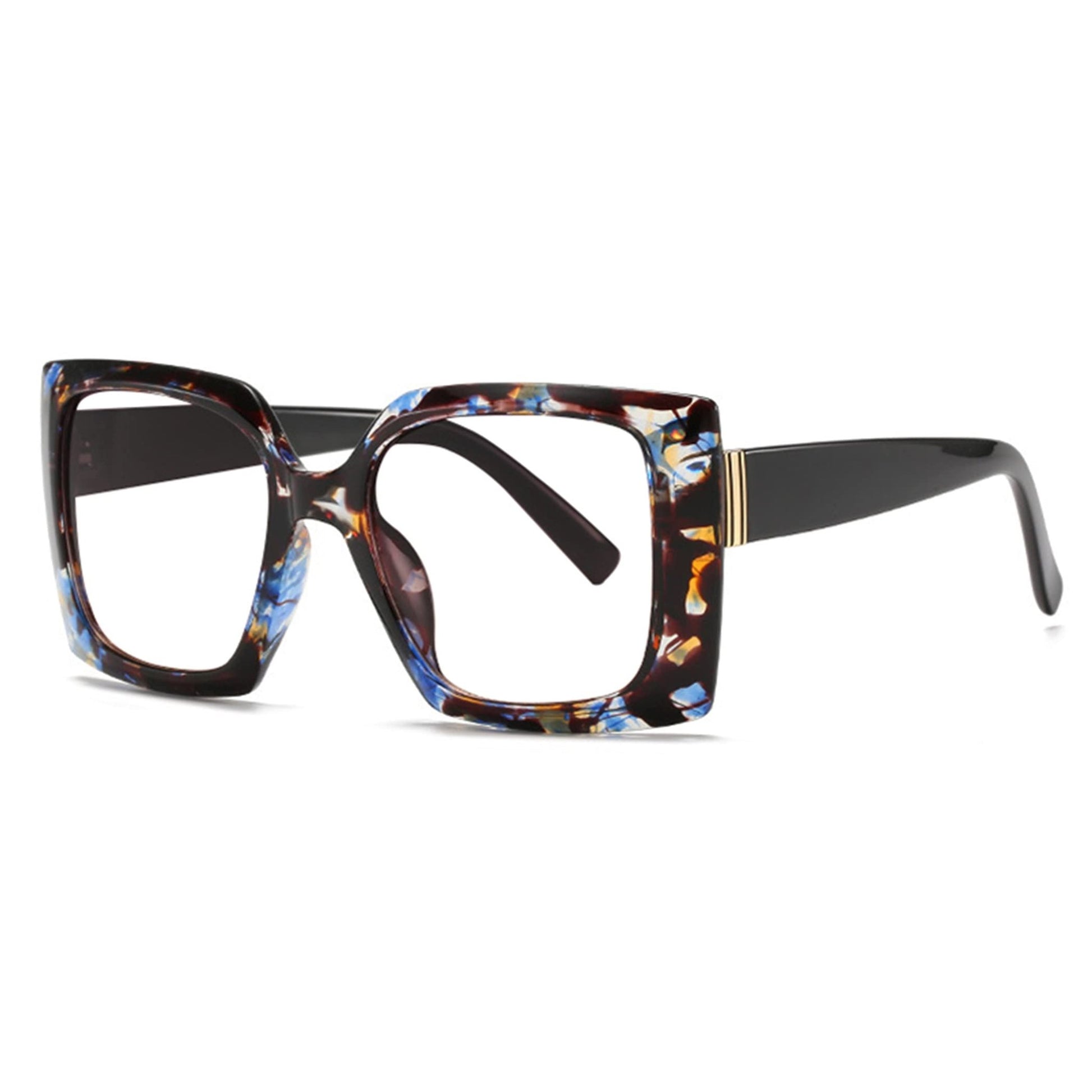 bullabulling Retro Square Blue Light Blocking Reading Glasses For Women - AGB LuxeDrop