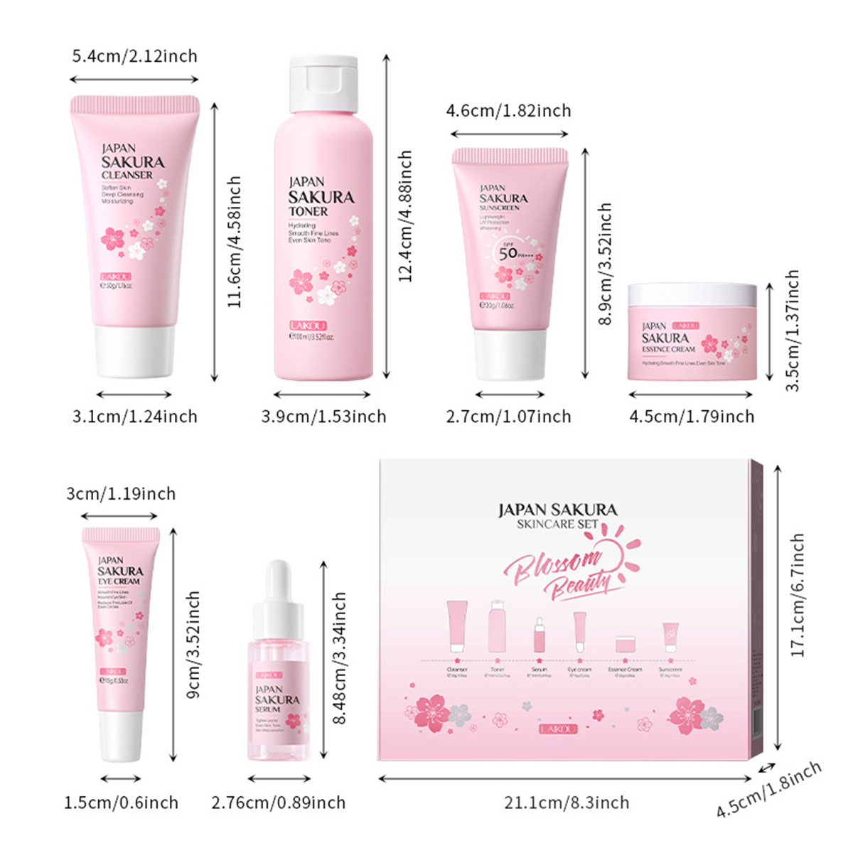 Sakura Skincare Gift Set