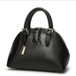 Crocodile Pattern Leather Shell Bag for Women - AGB LuxeDrop