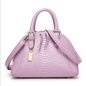 Crocodile Pattern Leather Shell Bag for Women - AGB LuxeDrop