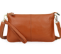 Genuine Leather Candy Color Day Clutches & Crossbody Bags
