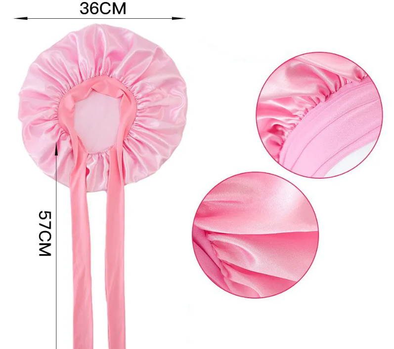 Artificial Silk Satin Hair Wrap Hat