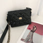 Diagonal PU Leather Shoulder Bag - AGB LuxeDrop