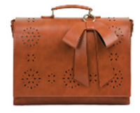 Hollow Oil Leather Bag for Women