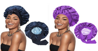Artificial Silk Satin Hair Wrap Hat