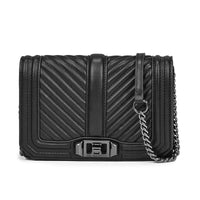 Fashionable Genuine Leather Chain Bag for Women