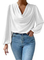 Fashion Women Blouses Pile Collar - AGB LuxeDrop